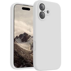 FireNova Magnetic for iPhone 17 Case, Compatible with MagSafe, [Integrated Silicone Camera Control Button] [Camera Protection] Anti-Scratch Microfiber Lining Phone Case, 6.3", White