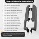 12472876 Front Driver & Passenger Side Door Armrest Handle for 1999-2006 Chevy Suburban Silverado Sierra Tahoe Avalanche Escalade & GMC Yukon, Front Left & Right Door Arm Rest with Handle, Light Gray