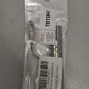 TBTeek Cat Toys, Rechargeable, 3 Light Modes & 5 Fun Patterns, Portable Interactive Kitten Pet Dog Cat Mouse Toy for Fun Chase Play Exercise (1pc red light) Silver