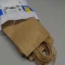 RACETOP 40 Pack Kraft Small Paper Bags with Handles Bulk, 8" x 6" x 3" Brown Gift Bags for Retail, Shopping, Birthday Parties, Mini Bag for Business, Goodies