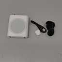 15W Wireless Voice Amplifier with 2 Magnetic Lavalier Mics & Noise Reduction - Bluetooth 5.3 PA System for Teachers, Tour Guide, Yoga - 15H Rechargeable Battery, Waist-Mount Design (White)