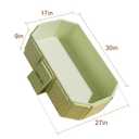 Toddler Bath Tub for Shower, Portable Baby Bathtub, Foldable Kids Bathtub Portable, Travel & Shower Ready, Easy to Clean, Sturdy & Thick, Fits Ages 1-3, Green