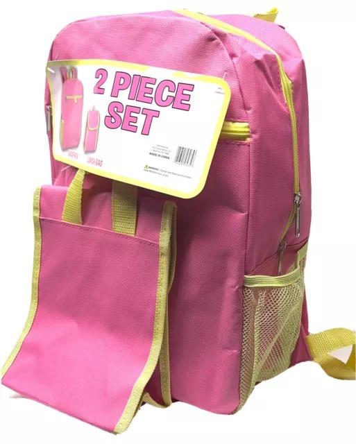 DI AD Sutton Girls Backpack With Lunchbag 16x11 inch