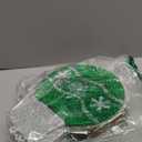 Glooglitter 6 Pcs 12 Inch Christmas Window Silhouette Lights Decorations Christmas Ball Lights Wreath Large Metal Window Decor LED Battery Operated with Suction Cup for Xmas Window Glass Wall Decor