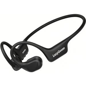 Open Ear Bone Conduction Headphones Bluetooth 6.0 Sports Earbuds with Mic, IPX7 Waterproof Sweatproof Headset for Running, Cycling, Lightweight Stereo Sound with Fast Charging