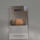 Leather Case Compatible with AirPods 4, D Clip Design with Hand Lanyard, Genuine Crazy Horse Leather Case for AirPods 4th Generation(2024),Handcrafted, Vintage Style, Khaki Brown