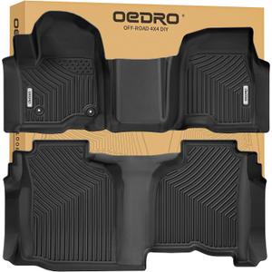 OEDRO Floor Mats Fit for 2019-2026 for Chevy Silverado/GMC Sierra 1500