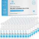 RAELIS Saline Solution, 300ml /10.56 FL OZ Normal Solution for Multiple Household Uses, 5ml Each, 60 per Box
