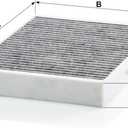Mann Filter CUK 34 003 Automotive Cabin Air Filter with Activated Carbon, Car & Truck Passenger Compartment OEM Filter Replacement for Volvo: XC60, XC90, S60 and more