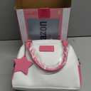 Star Princess Pretend Play Purse Set for Girls - Realistic Purse with Accessories: Toy Phone, Wallet, Credit Cards, Keys, Makeup for Role Playing Toys for Girls Ages 3-8