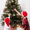 2 x Giraffe Ornament - Giraffe Ornaments for Christmas Tree, Animal Christmas Ornaments - Wood Ornament