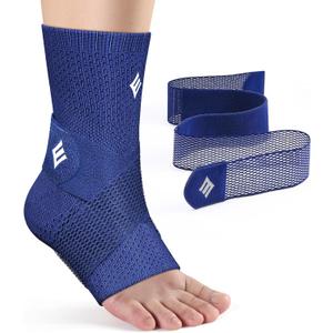 NEENCA Ankle Brace for Women & Men, Ankle Support with Compression Wrap, Compression Sleeve for Sprained Ankle, Swelling & Heel Spur Pain, Achilles Tendonitis Pain Relief, X-Large