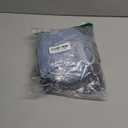 Toddler Girl Long Sleeve Button Down Collared Shirt Dress Sleeveless Vest Sweatshirt with Cute Bag 3 Pieces Outfits (4-5T, Navy Blue)