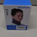 VELPEAU Neck Brace for Neck Pain and Support - Soft Cervical Collar for Sleeping in Bed, Snoozing, Sleeping Upright, Anti-Snoring, Sleep Apnea for Women & Men (Blue, Comfort Version, Medium: 11.5-14"/3)