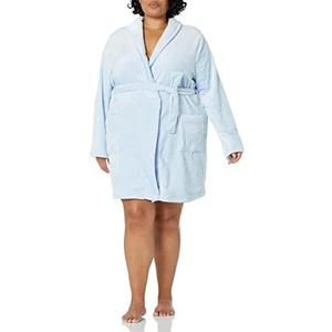 Amazon Essentials Women's Mid-Length Plush Robe Medium