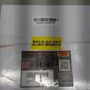 [3 Pack] BESTTEN Keyed Entry Door Knob, Entrance Door Lock, Keyed Different, Standard Ball, Matte Black