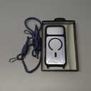 MAGEASY Compatible with iPhone 17 Pro Max 6.9" Case with Crossbody Strap - 16ft Drop Protection, Compatible with MagSafe | Roam M (Midnight)