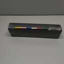 8Pcs Felt Board Tile Bulletin Board Bar Strip for Wall, Self-Adhesive Memo Pin Board with 24Pushpins, Corkboard Strip for Office Home Classroom(Color)