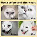 3 x Eyes Wipes for Dogs & Cats Dog Cleaning Grooming Deodorizing Wipes Kit Wash Cleaner for Eyes Wrinkle Face Gently Remove Tear Stain Eye Debris 25pcs Unscented