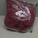 ForeMode Women Swing Double Breasted Wool Pea Coat with Belt Buckle Spring Mid-Long Long Sleeve Lapel Dresses Outwear (Large, Wine Red)