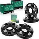 YHTAUTO 5x4.5 Hub Centric Wheel Spacers 20mm Fits Toyota, Lexus & Scion Models, Tacoma, Camry, RAV4, RX, ES, GS, is, tC, 5x114.3mm 5 Lug Tire Spacers, M12x1.5 Studs 60.1 mm Hub Bore (Black)