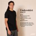 Amazon Essentials Men's Slim Fit Cotton Crew Neck Undershirts, 6 Pieces, M
