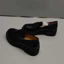 U-lite Women's Classic Simple Mid Heel Oxfords Penny Loafers Comfortable Slip On Dress Shoes (8, Black (Patent)