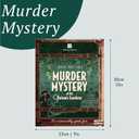 Talking Tables Murder Mystery at The Botanic Gardens Dinner Party Game for Adults, Puzzle Games, Clues, Brain Teaser Puzzles Secret Santa, Ages 16+, 5-13 Players