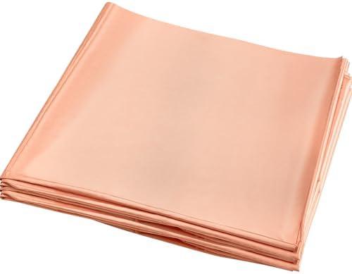 VitalCozy Faraday Fabric, Copper Faraday Cloth for EMP Shield,grounding Mobile Phone,WiFi, GPS Copper Nickel Fabric Material Blocks Rf Signals(1 Sheet,78"x43")