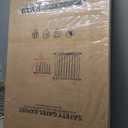 51.18" Extra Tall Cat Gate for Door Way Auto Close, 30"-40" Adjustable Width Pet Gate with 2.75" and 5.5" Extension Kits, No Drilling Pressure Mount Kit, White