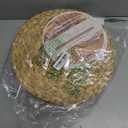 13.8 in Plate Chargers Round Woven Placemats Set of 7, Boho Farmhouse Rustic Place Mats for Dining Table Decor, Rattan Wicker Table Mats Jute Braided Chargers for Dinner Plates (Natural)