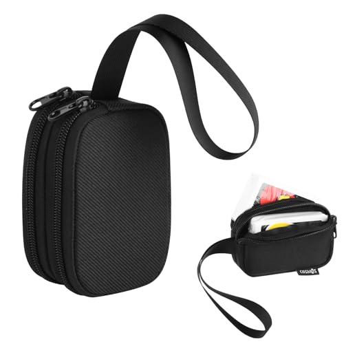 Cosmos Travel Game Card Case Playing Card Carrying Bag Compatible with UNO Card Game, 2 Compartments Cards Holder Travel Storage Pouch for UNO Classic 112 Pcs Cards for Camping Picnic Party, Case ONLY