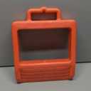 ROBLOCK Pallet Jack Chock Heavy Duty Wheel Chock, Pallet Jack Stopper for Truck 14.2" Length x 11.2" Width x 2" Height (1 Pack, Orange)