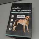 Dog Hip Brace with Red Infrared Light Therapy Pain Relief for Arthritis, Hip Dysplasia, Spine Issues & Muscle Recovery, Portable & Cordless, Patent Pending(Male Dog, XXL)