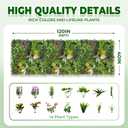 Artificial Grass Wall Roll Panels: 40''x120''Boxwood Hedge Panels, UV-Anti Privacy Fence Screen, Fake Greenery Backdrop for Indoor Outdoor Garden, Party, Wedding Decor