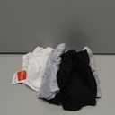Hanes Women's Originals Ultra SuperSoft Boxer Brief Underwear (5-Pack) (Black/Silver Opal/White)