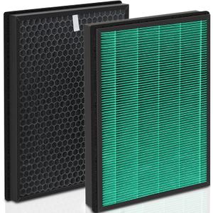 1 Set 400/400S Replacement Filter Compatible with Coway AIRMEGA Max2 400 400S 400(G) 400S(G) Air Purifier,AP-2015-FP Smoke Wildfire Filter