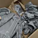 AirClub 4 in 1 Baby Bassinet Bedside Sleeper, 4 Functions Crib, Playard, Portable Changing Table, Bassinet for Newborn Baby, Bedsaide Bed w/Wheels&Brakes