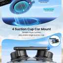 Four Suction Cup Car Mount Kit for Insta360 Car Mount Adjustable Double-Layer Suction Cup for Go pro Action Camera Mounts for insta360 X5 Accessories