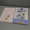 Printers Jack Sublimation Paper - Heat Transfer Paper 100 Sheets 8.3" x 11.7" for Any Epson HP Canon Sawgrass Inkjet Printer with Sublimation Ink for T shirt Mugs DIY