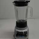 BLACK+DECKER Power Crush Multi-Function Blender with 6-Cup Glass Jar, 4 Speed Settings, Silver