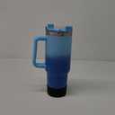 40 oz Insulated Tumbler – Insulated Tumbler with Handle - Enjoy Your Drinks in Style (Gradient Blue)