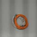 PINGXIN USB C to USB C Charger Cable 240W [2-Pack 6.6FT], Type C Fast Charging Cable for MacBook Pro, iPad Pro Air, iPhone 16/16 Plus/16 Pro Max, Galaxy S23+/S23 Ultra, Orange+White