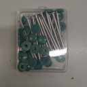 Zhengmy 24 Set 3 Inch Shutter Fasteners Shutter Pins Screws and Caps Bulk 304 Metal Stainless Steel Screws with Vinyl Caps for Outside Windows Hardware Railings Furniture (Green)