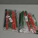 7 Pcs Kwanzaa Candle Set Flameless Mishumaa Saba 11'' LED Candles for Happy Kwanzaa Decor Green Red Black Taper Candles Battery Operated Advent Candle for Kwanzaa Kinara Set Wreath Dinner Church Home, Set of 2