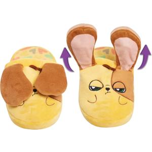 2 x Flipeez Slippers, Puppy, Medium, Youth Sizes 1-3.5