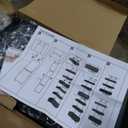 HapiRm Over Door Organizer Storage - Separable Door Organizer Hanging with 6 Metal Large Capacity Baskets for Bathroom Bedroom Kitchen Pantry Closet (Black)