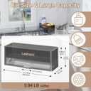 Sponge Holder for Kitchen Sink, Large Sink Caddy Durable Anti-Rust PET, Removable Rack & Rounds Corners, Kitchen Sink Organizer for Counter Bathroom Vanity (Black)