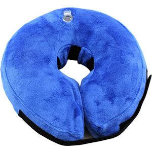 Comfortable & Adjustable Inflatable Pet Collar - Alternative to Cone Shaped Collars - Great for Post-Surgery or Injury Recovery - Durable & Non-Toxic Material -Safe and Protective - (Medium 9-12 in.)