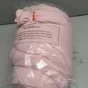 Utopia Bedding Duvet Cover Queen Size - 3 Piece with Zipper Closure - 1 Comforter Cover 90X90 Inches & 2 Pillow Shams 20X26 Inches (Pink) Comforter Not Included